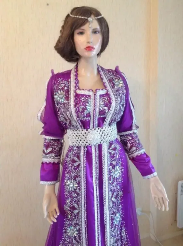 Picture of Radhe Designer Multicolor Georgette Kaftan Dress for Women - F10024