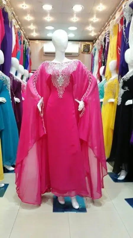 Picture of Radhe Designer Multicolor Georgette Kaftan Dress for Women - F10281