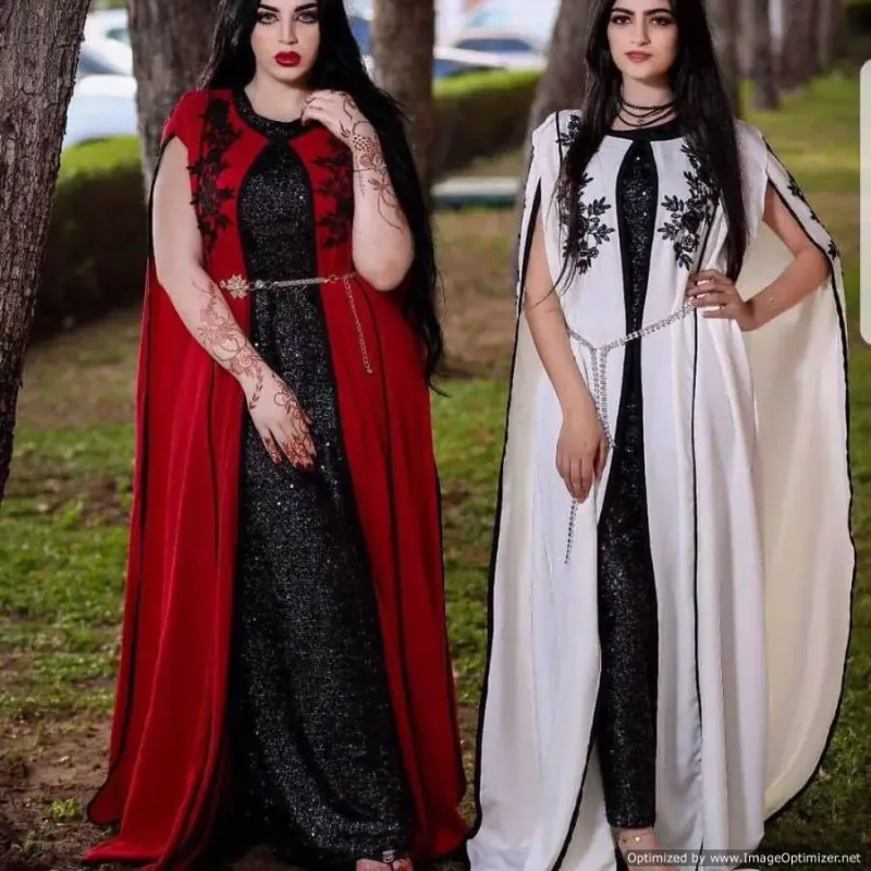 Picture of Radhe Designer Black Georgette Kaftan Dress for Women - F10610
