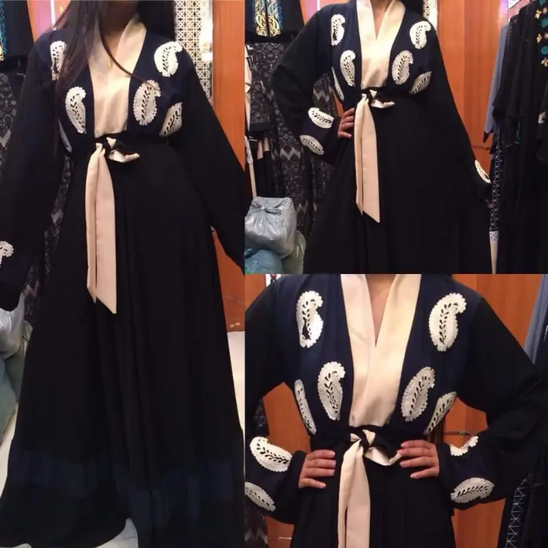Picture of Radhe Designer Multicolor Georgette Kaftan Dress for Women - F2039