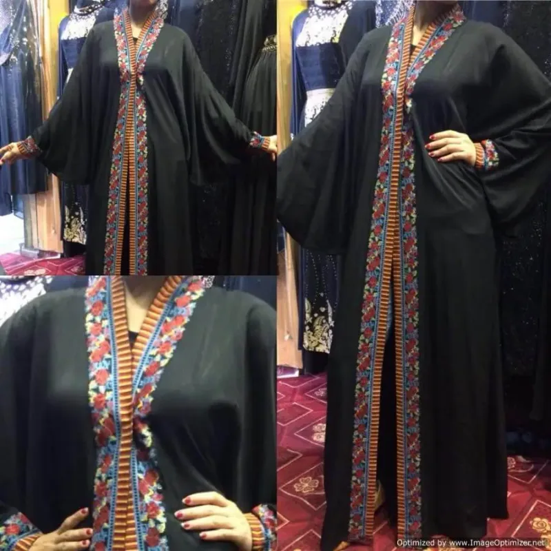 Picture of Radhe Designer Multicolor Georgette Kaftan Dress for Women - F2061