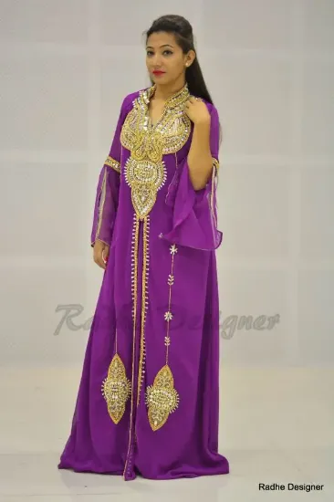 Picture of modern very fancy kaftans abaya jalabiya ladies maxi dr