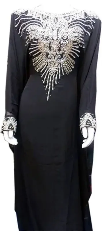 Picture of Radhe Designer Purple Georgette Kaftan Dress for Women - F9550