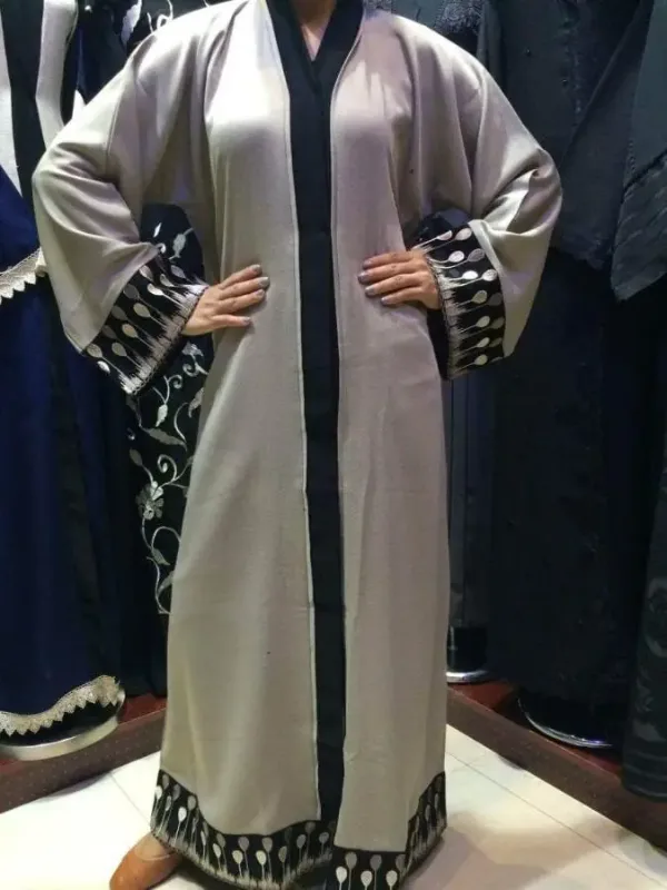 Picture of Radhe Designer Black Georgette Kaftan Dress for Women - F1528