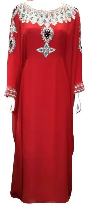 Picture of Radhe Designer Purple Georgette Kaftan Dress for Women - F9985