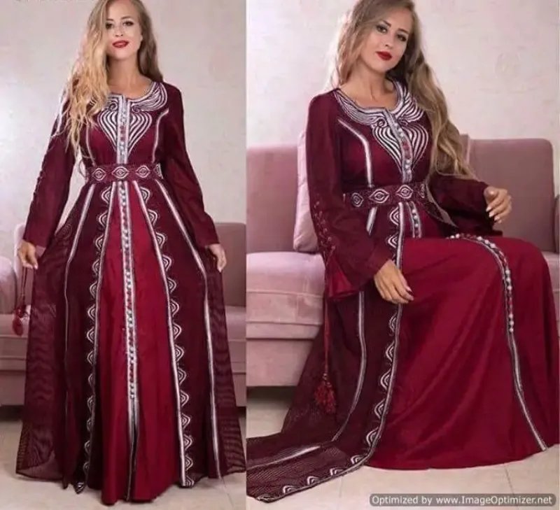 Picture of Radhe Designer Purple Georgette Kaftan Dress for Women - F1598