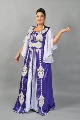 Picture of modest maxi gown arabian khaleeji fustan wedding dress 