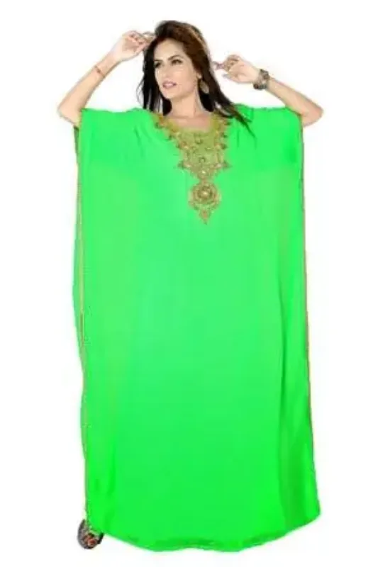 Picture of Radhe Designer Black Georgette Kaftan Dress for Women - F10559
