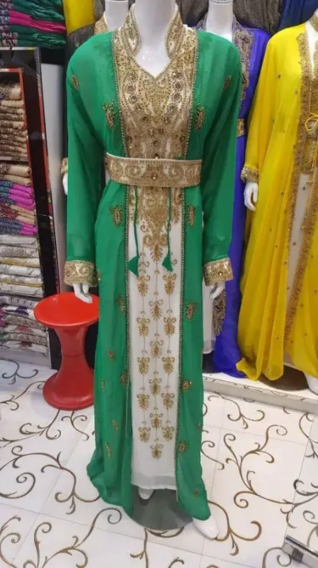 Picture of Radhe Designer Black Georgette Kaftan Dress for Women - F1783
