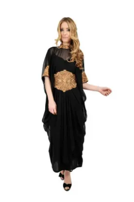 Picture of modest maxi gown custom design fashion clothing abaya d