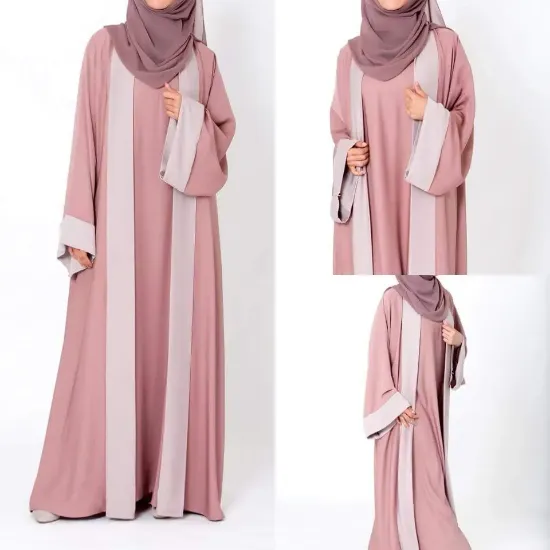 Picture of modest maxi gown design abaya whole custom design cloth