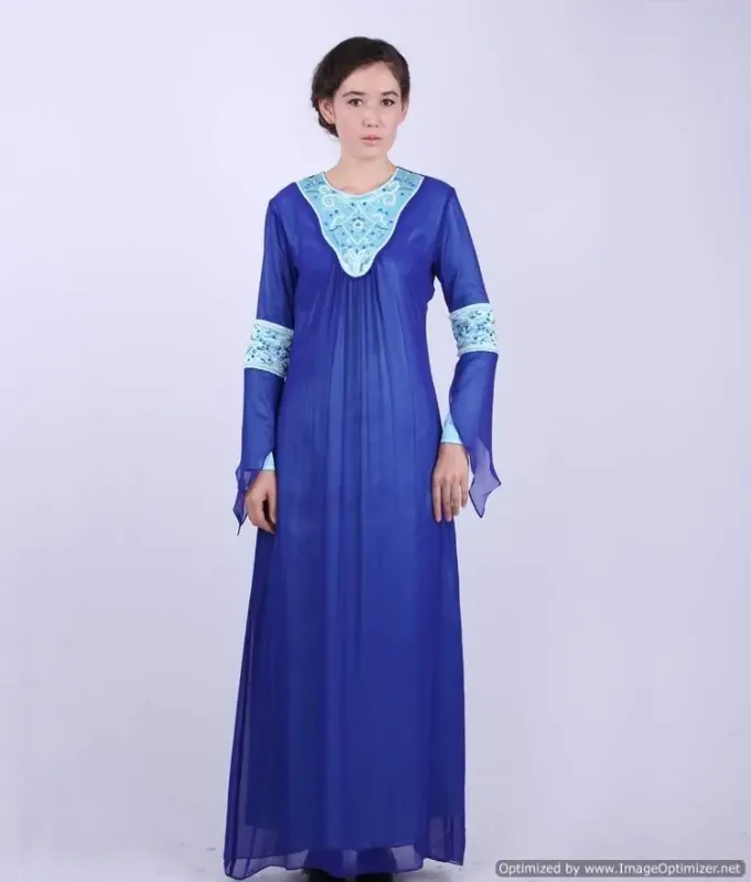 Picture of Radhe Designer Multicolor Georgette Kaftan Dress for Women - F10651