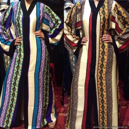 Picture of modest maxi gown designer wear caftan dress for festive