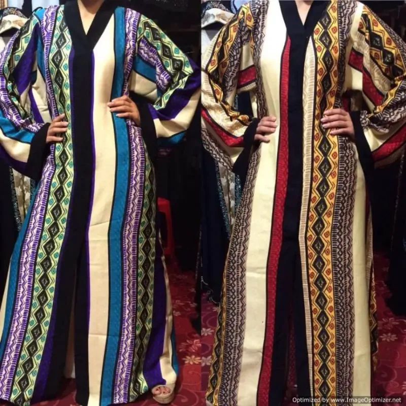 Picture of Radhe Designer Multicolor Georgette Kaftan Dress for Women - F2046