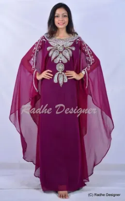 Picture of modest maxi gown dubai farasha abaya jalabiya jilbab ar