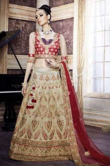 Picture of heavy embroidered lehenga choli embroidered designer i,
