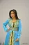 Picture of modest maxi gown dubai georgette kaftan silver embroide