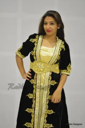 Picture of modest maxi gown dubai kaftan abaya jalabiya jilbab max