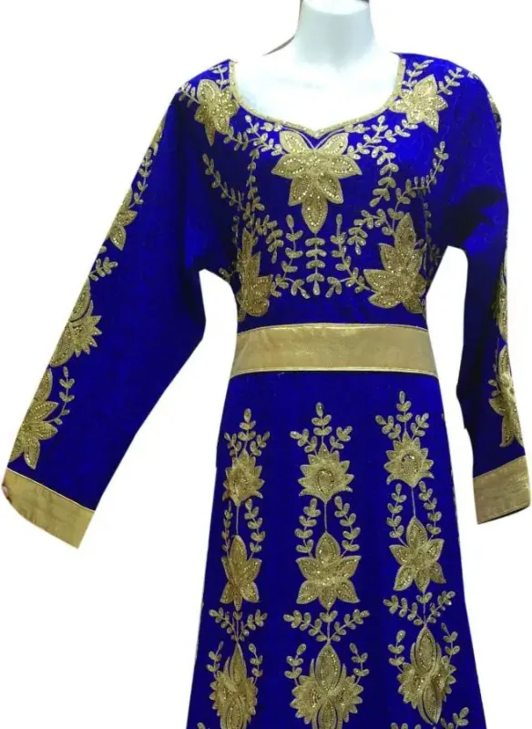 Picture of Radhe Designer Black Georgette Kaftan Dress for Women - F1577