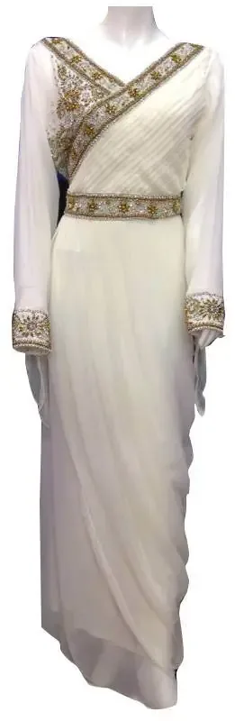 Picture of Radhe Designer Black Georgette Kaftan Dress for Women - F9964