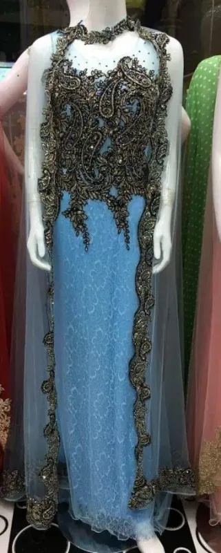 Picture of Radhe Designer Multicolor Georgette Kaftan Dress for Women - F1583