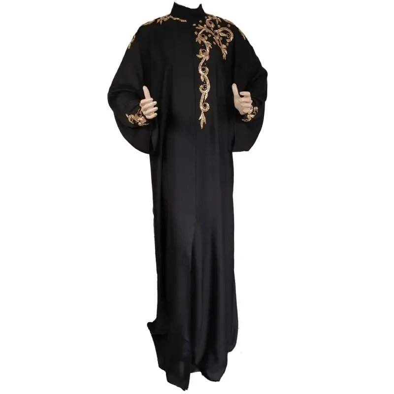 Picture of Radhe Designer Black Georgette Kaftan Dress for Women - F10079