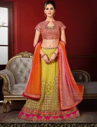 Picture of pakistani wedding wear lehengamodest maxi gown indian d