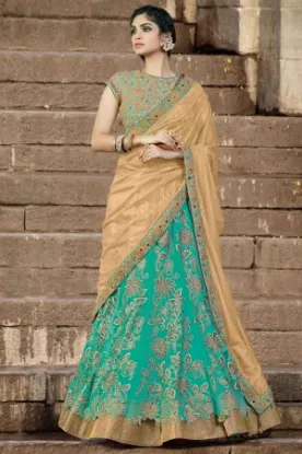 Picture of bollywood inspired indian ethnic bridal designer lengh,