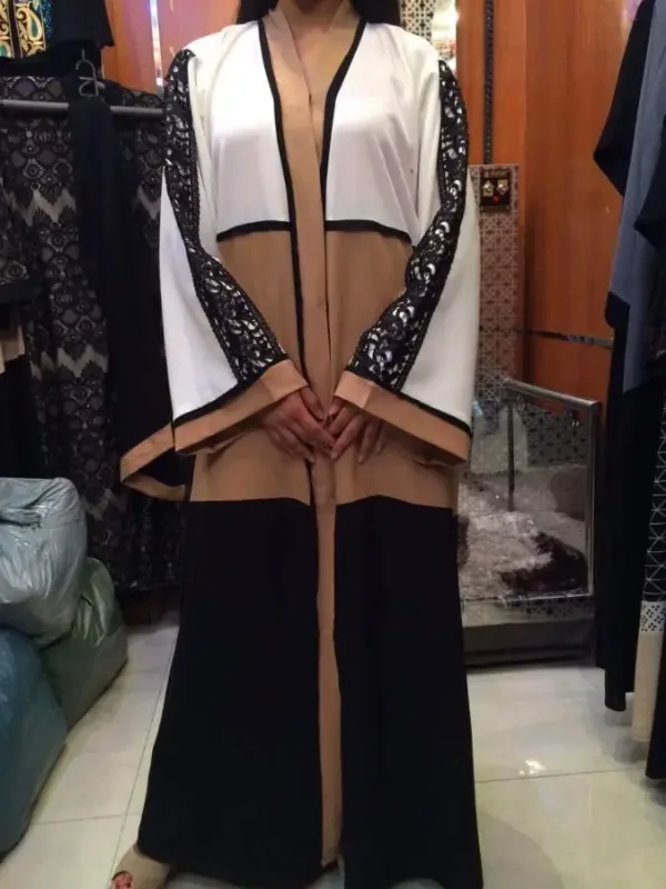 Picture of Radhe Designer Black Georgette Kaftan Dress for Women - F1458