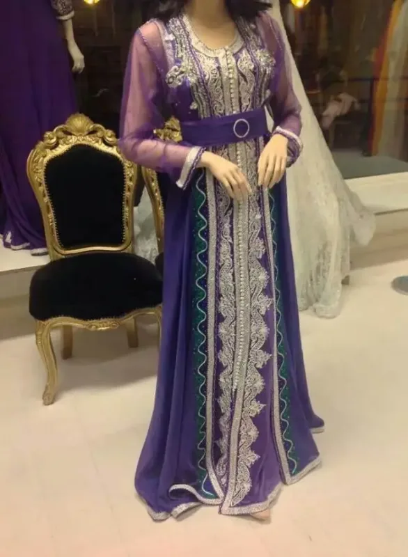Picture of Radhe Designer Multicolor Georgette Kaftan Dress for Women - F7868