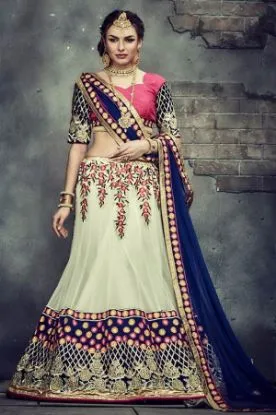 Picture of indian dress designer party wear embroidery most attra,