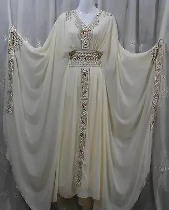 Picture of modest maxi gown fashion custom design abaya dress clot