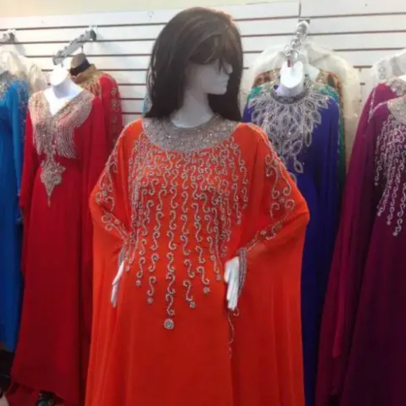 Picture of Radhe Designer Multicolor Georgette Kaftan Dress for Women - F10446
