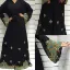 Picture of White Georgette Kaftan Dress for Women - Look 9696