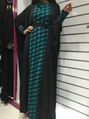 Picture of modest maxi gown georgette caftan farasha modern fancy 