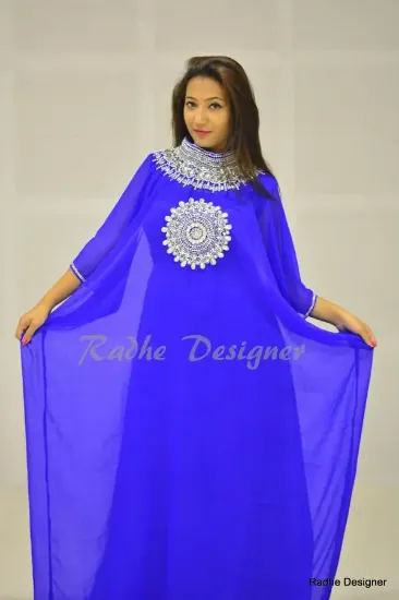 Picture of modest maxi gown Georgette Caftan Jalabiya Jilbab Thobe