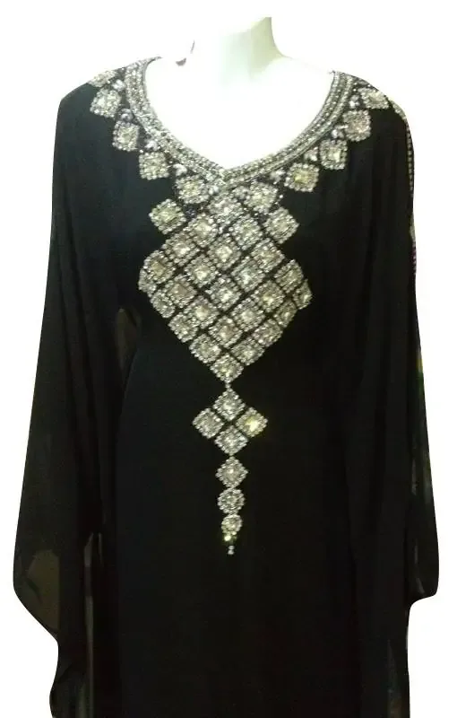 Picture of Radhe Designer Multicolor Georgette Kaftan Dress for Women - F9974