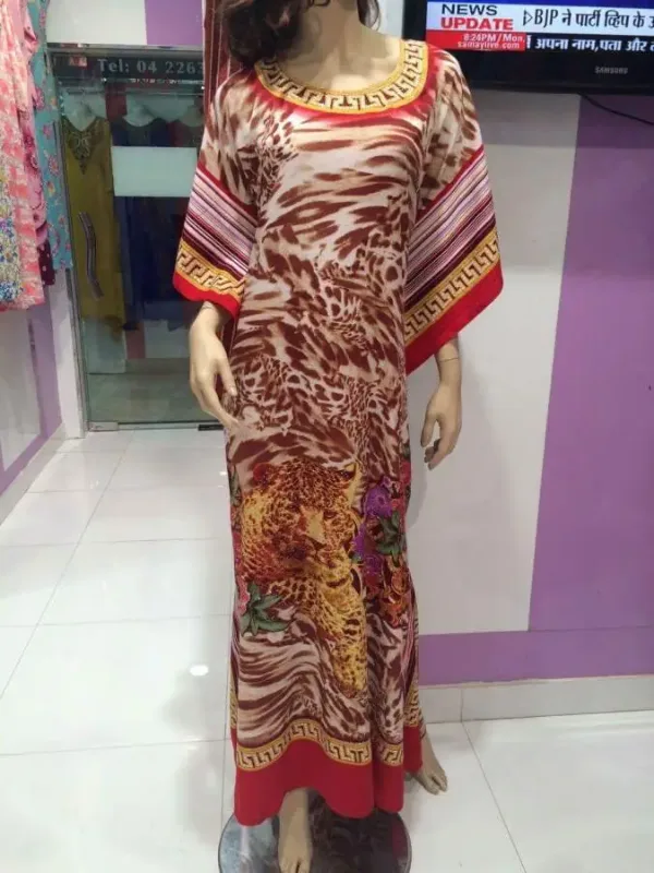 Picture of Radhe Designer Multicolor Georgette Kaftan Dress for Women - F1466
