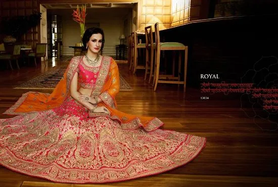 Picture of asian indian designer party wear lehenga choli for gir,