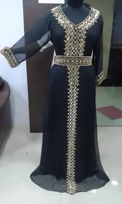 Picture of modest maxi gown kaftan abaya for women wedding gown pa