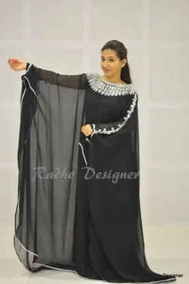 Picture of modest maxi gown Luxury Kaftan Wedding Gown Design For 