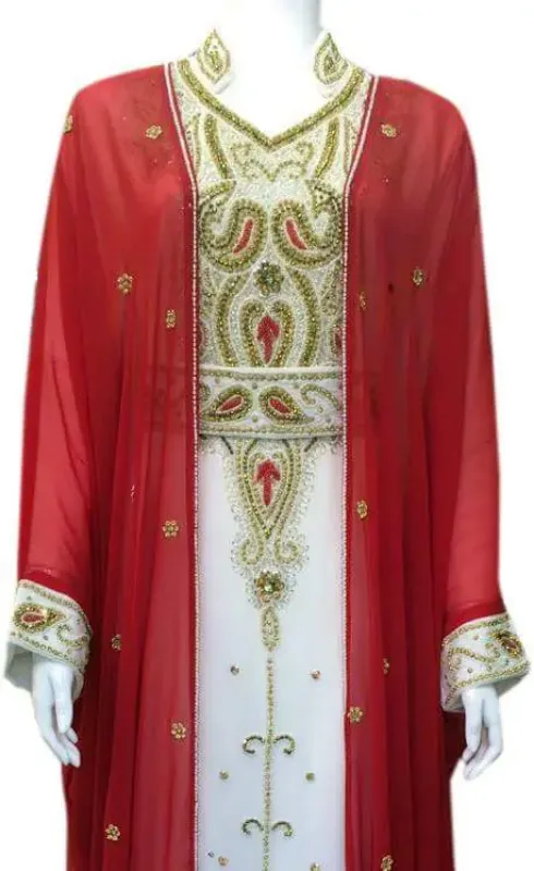 Picture of Radhe Designer Multicolor Georgette Kaftan Dress for Women - F1755