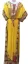 Picture of Gold Georgette Kaftan Dress for Women - Look 9846