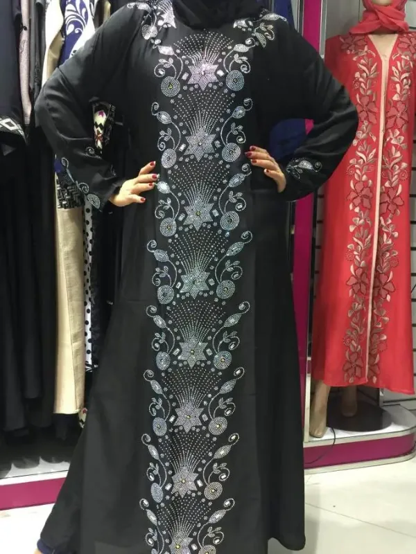 Picture of Radhe Designer Blue Georgette Kaftan Dress for Women - F1370