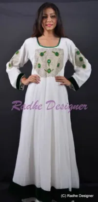 Picture of modest maxi gown moroccan dubai eid caftan kaftan abaya