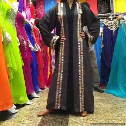 Picture of modest maxi gown moroccan dubai eid caftan kaftan abaya