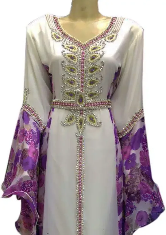 Picture of Radhe Designer Black Georgette Kaftan Dress for Women - F1766