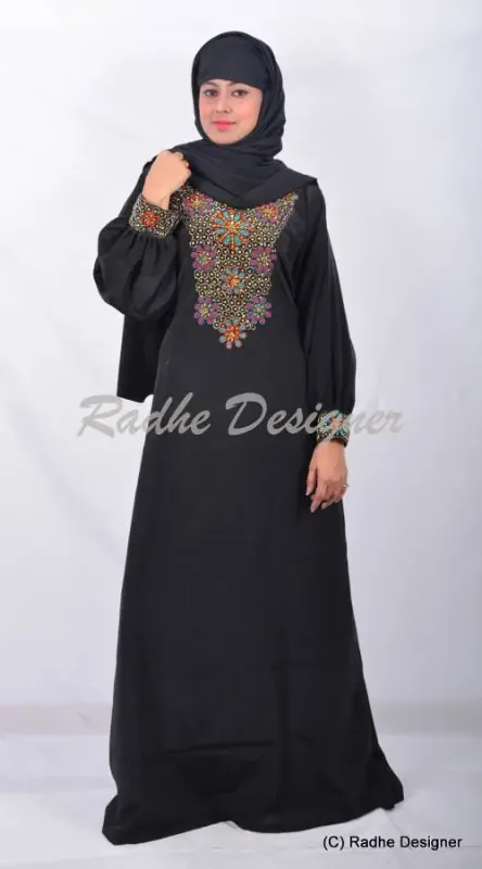 Picture of Radhe Designer Yellow Georgette Kaftan Dress for Women - Y646