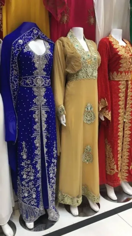 Picture of Radhe Designer Multicolor Georgette Kaftan Dress for Women - F1724
