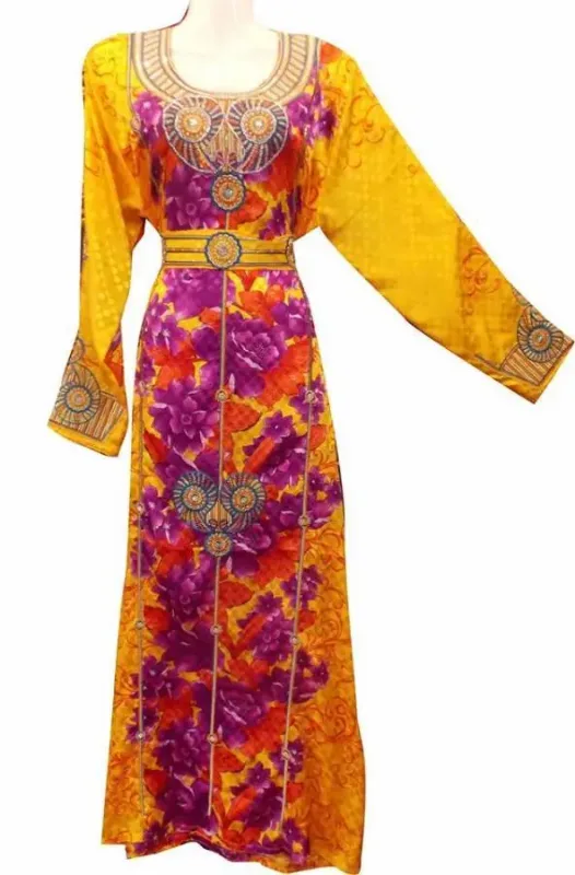 Picture of Radhe Designer Silver Georgette Kaftan Dress for Women - F9975